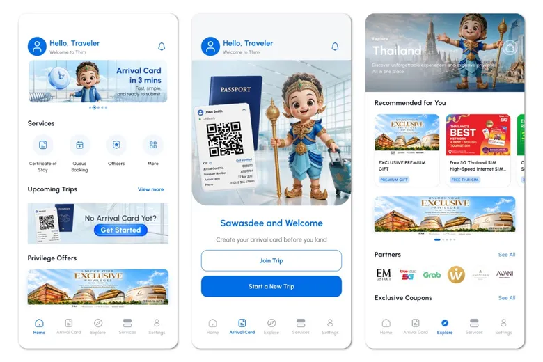 สตม. เปิดตัวแอปพลิเคชัน THIM อย่างเป็นทางการ สู่ Digital Gateway สำหรับชาวต่างชาติ