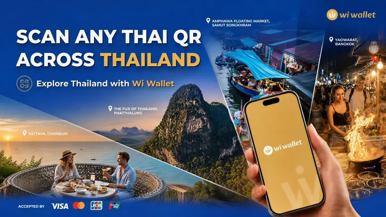 WiPay ส่ง Wi Wallet ร่วม THIM เปิดประสบการณ์ "Seamless Journey" มอบสิทธิพิเศษ "Wi Double Deal" ให้นักท่องเที่ยวต่างชาติ