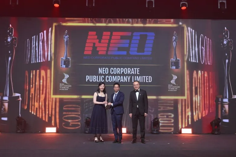 NEO ภูมิใจคว้า Best Company to Work For in Asia จากเวที HR Asia 2026 ปีที่ 7 ตอกย้ำ "การดูแลผู้ร่วมงานด้วยความเข้าใจ" สู่การขับเคลื่อนองค์กรให้ประสบความสำเร็จอย่างยั่งยืน