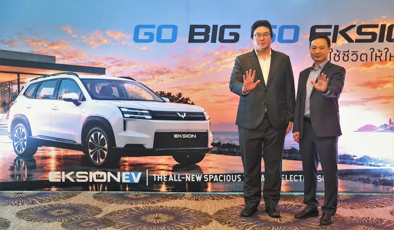 วู่หลิง เปิดตัว WULING EKSION รถไฟฟ้า C-SUV 7 ที่นั่ง ในราคาเริ่มต้น 799,000 บาท ด้วยแนวคิด 'Go Big Gp Eksion'
