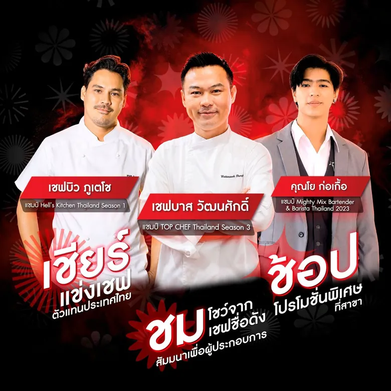 "Makro HORECA Champion 2026" หรอยแรง! จากกลาง-เหนือ-อีสาน ล่าสุดได้สุดยอดเชฟ-มิกโซโลจิสต์แดนใต้ ก่อนเตรียมเฟ้นตัวแทนโค้งสุดท้ายที่ระยอง 15-16 ต.ค. นี้