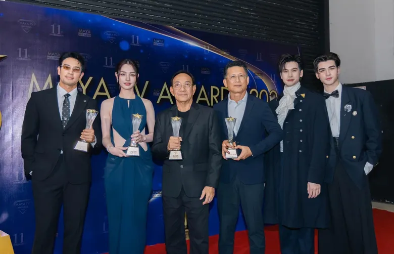 "เกรท - มิ้นท์" นำทัพช่อง 3 กวาด 5 รางวัลใหญ่ "MAYA TV AWARDS 2026" ด้าน "ทาฆิ - เฟรนด์" ควงคู่สาดออร่าความปังสะกดพรมแดง!