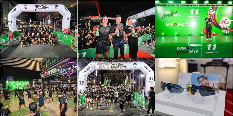 โอนเดส์ (OWNDAYS) ฉลองครบรอบ 11 ปี เล่นใหญ่ใจกลางกรุง จัดงานวิ่ง "OWN Your Running DAYS" ชวนคนรักสุขภาพเปิดมุมมองใหม่ พร้อมส่งต่อโอกาสสู่อนาคตเยาวชน