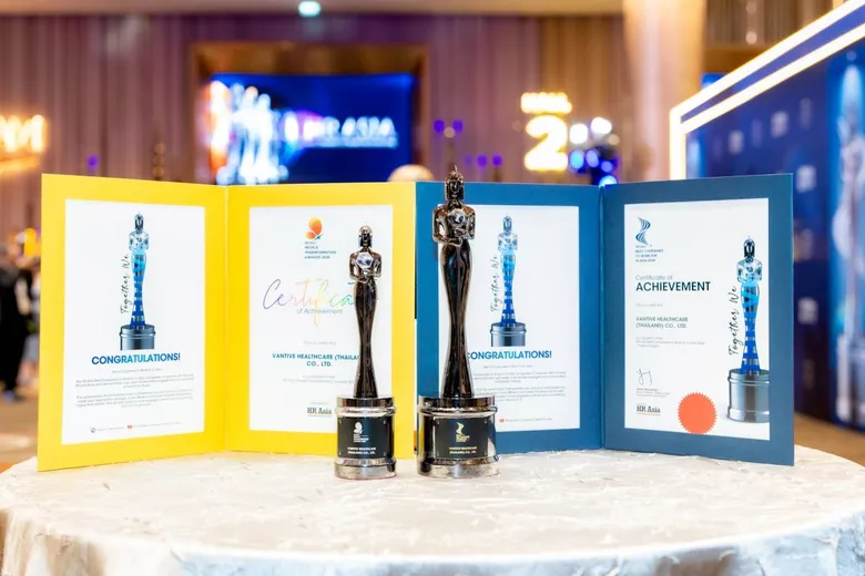 Vantive ประเทศไทยคว้า 2 รางวัลจาก HR Asia Awards 2026 ตอกย้ำวัฒนธรรมองค์กรที่ให้คุณค่ากับบุคลากรและการพัฒนาอย่างต่อเนื่อง