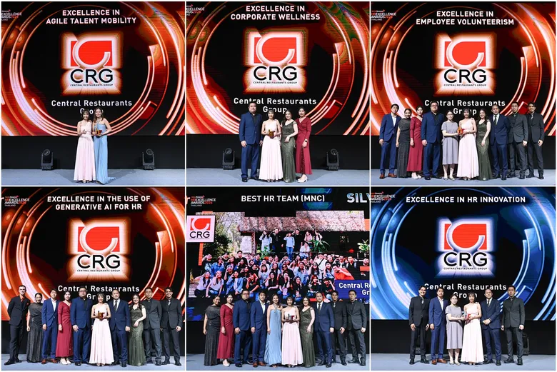 CRG คว้า 6 รางวัล HR Excellence Awards 2026 Thailand 4 รางวัลระดับ Gold สะท้อนแนวทางพัฒนาคนและองค์กรสู่อนาคต