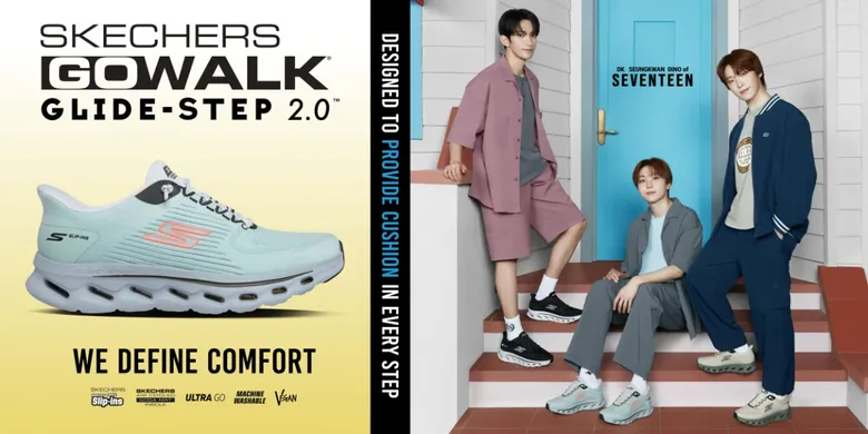 Slip In and Keep It Moving! วิดีโอแคมเปญล่าสุดของ Skechers นำเสนอ SKECHERS GOWALK GLIDE-STEP 2.0(TM)