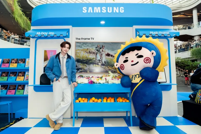เต-นิว-โพก้าซัง แท็กทีม มาร์ค-จัมโม่ และลิปตา ชวนเปิดมุมมองใหม่ของทีวี งาน Samsung The Frame-The Canvas of Joy