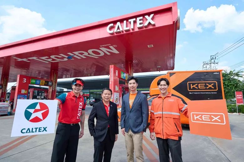 KEX ต่อยอดความร่วมมือ Caltex รับอินไซต์ผู้บริโภคยุคใหม่ เชื่อมความสะดวกทั้งเติมน้ำมันและส่งพัสดุในจุดเดียว