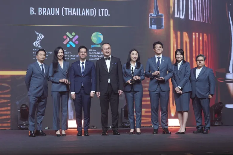 บี. บราวน์ ประเทศไทย องค์กรดีเด่นที่น่าร่วมงานที่สุดในเอเชีย 7 ปีซ้อน
