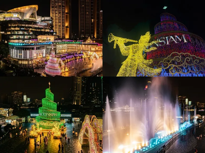 "ไอคอนสยาม" ปักหมุดแลนด์มาร์กถ่ายไฟต้นคริสต์มาสริมแม่น้ำเจ้าพระยา "ICONSIAM BANGKOK ILLUMINATION 2026"