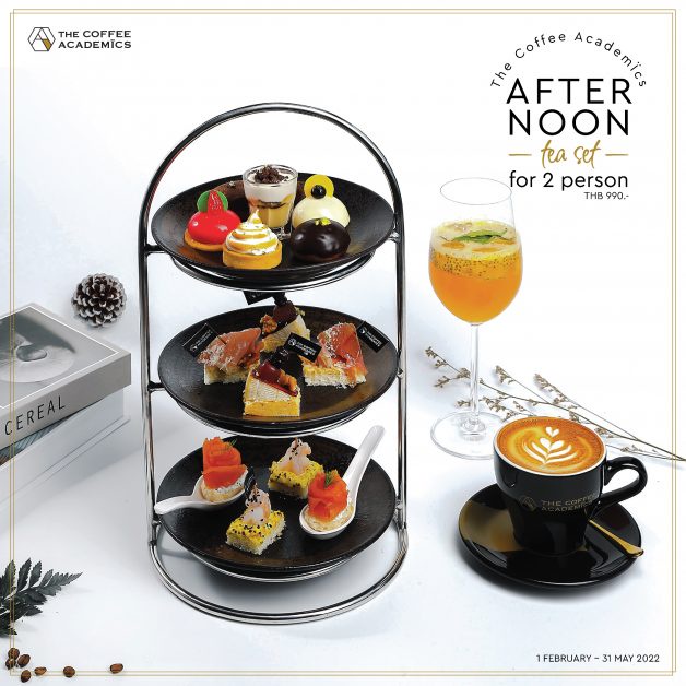 The Coffee Academ?cs introduces an afternoon tea set with drinks and French style savory treats and desserts