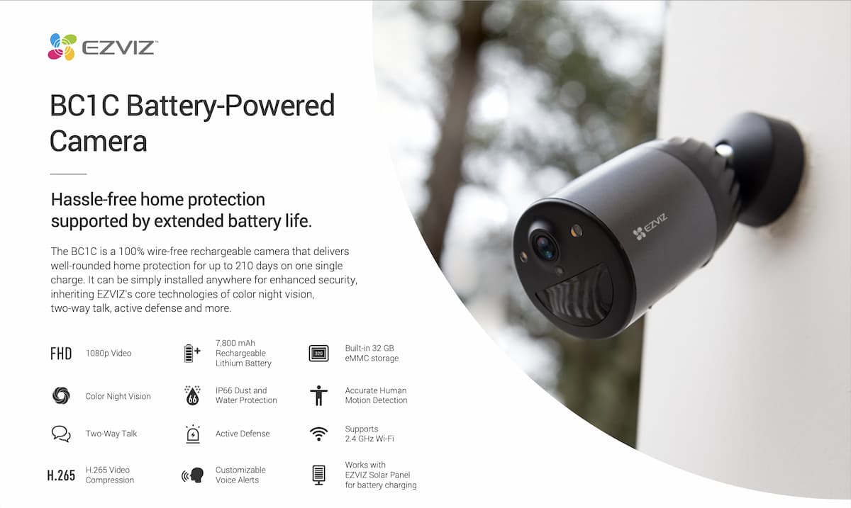 ให้การป้องกันบ้านเป็นเรื่องง่าย ด้วยกล้องวงจรปิดสมาร์ทโฮม EZVIZ eLife ปกป้องรอบด้านยาวนานกว่า 210 วัน