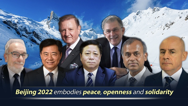 CGTN: โอลิมปิกฤดูหนาวปักกิ่ง 2022 มุ่งส่งเสริมสันติภาพ การเปิดกว้าง และความสามัคคี