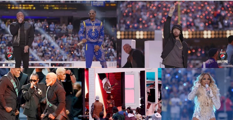 ตื่นตาตื่นใจตั้งแต่ต้นจนจบ!! กับ Pepsi Super Bowl LVI Halftime Show การแสดงของกองทัพศิลปินแรปเปอร์-ฮิปฮอปแถวหน้าระดับตำนาน Dr. Dre, Snoop Dogg, Eminem, Mary J. Blige, Kendrick Lamar และเซอร์ไพรส์จาก 50 Cent