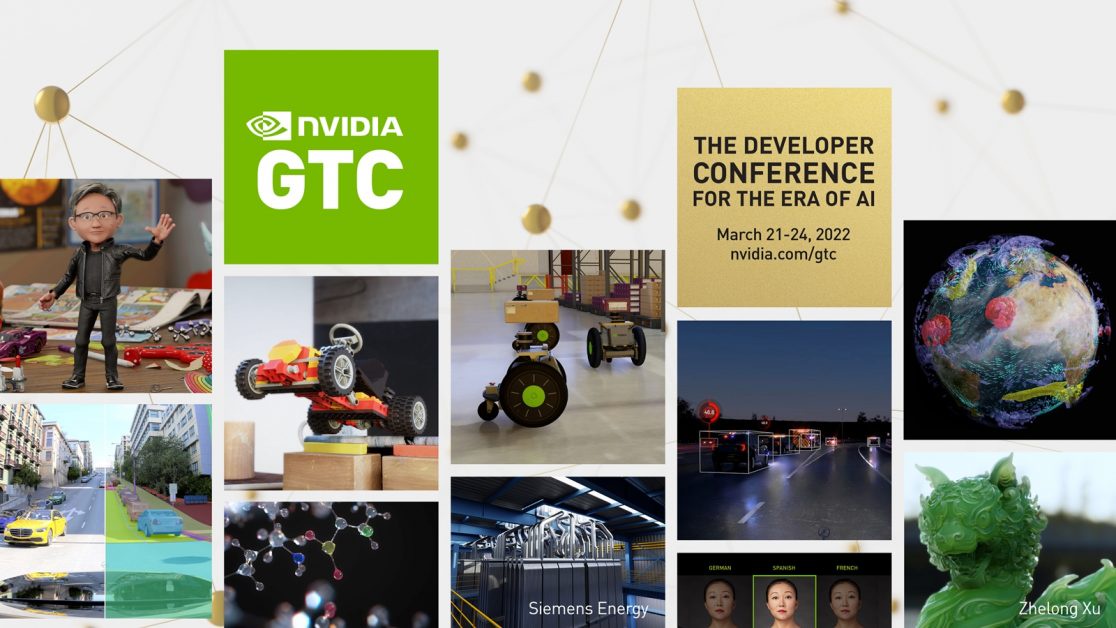 NVIDIA GTC 2022 to Feature Keynote From CEO Jensen Huang, New Products, 900 Sessions From Industry and AI Leaders