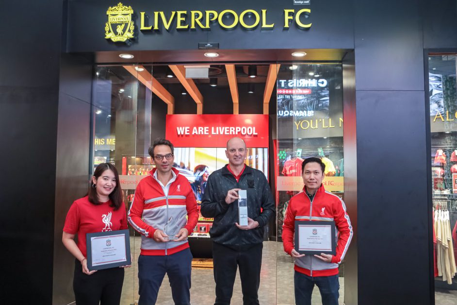 CRC Sports Receives a Prestigious Award from Liverpool FC for the Fourth Consecutive Year, Continuing to Provide the Best Experience for the Reds' Thai Fans