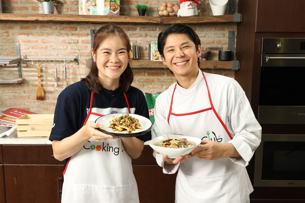 'ครีม บุศนันท์' นักแบดมินตันทีมชาติไทย ร่วมแบ่งปันเมนูอร่อยได้สุขภาพสูตรลดโซเดียมจากอายิโนะโมะโต๊ะ