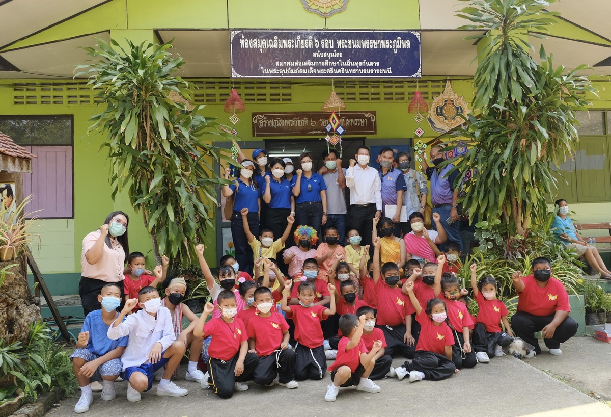 การไฟฟ้าฝ่ายผลิตแห่งประเทศไทย ร่วมกับ โมเดอร์นฟอร์ม ปรับปรุงห้องสมุดและสนับสนุนอุปกรณ์การเรียน ให้กับ โรงเรียนบ้านไทยทวี จังหวัดกำแพงเพชร