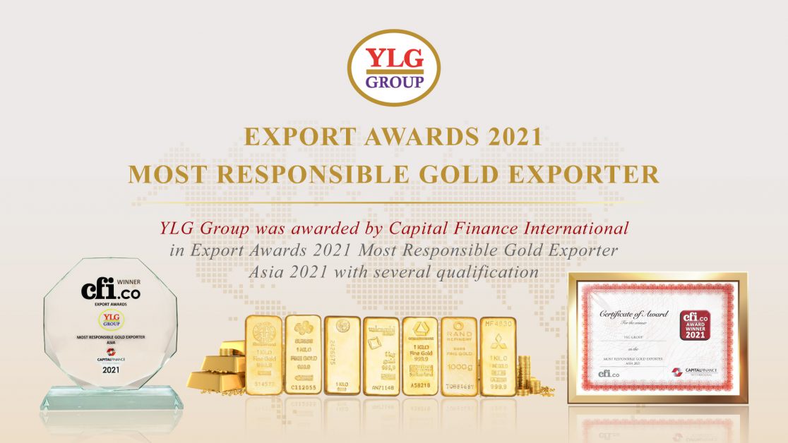 YLG คว้ารางวัลผู้ส่งออกทองคำที่มีความรับผิดชอบสูงสุดจากสื่อการเงินระดับโลก ตั้งเป้าขยายตลาดสู่จีน-อินเดีย หลังให้บริการครอบคลุมอาเซียน 6 ประเทศ