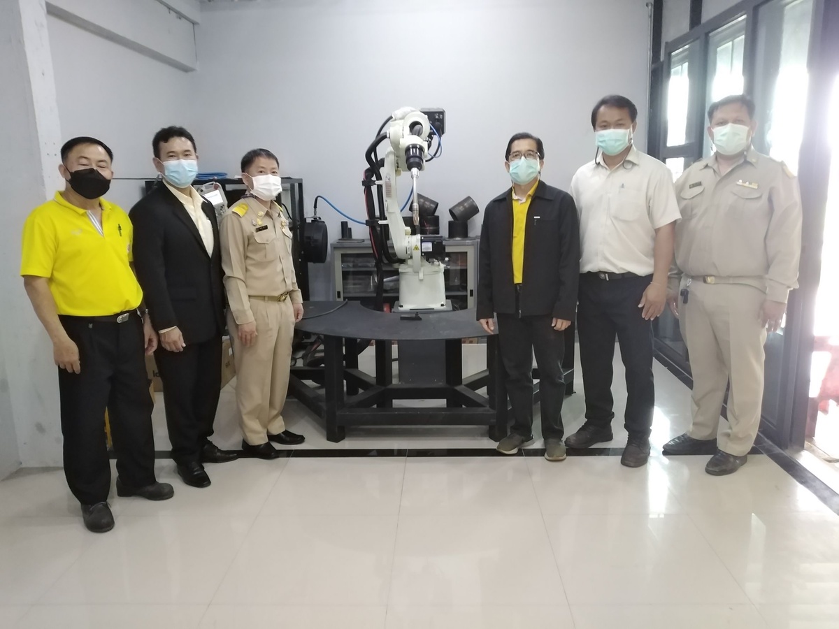 พัฒนาฝีมือแรงงานน่าน เพิ่มทักษะนักศึกษา เปิดฝึกอบรมสาขาเทคโนโลยีการเชื่อมด้วยหุ่นยนต์ Robot Welding Technology