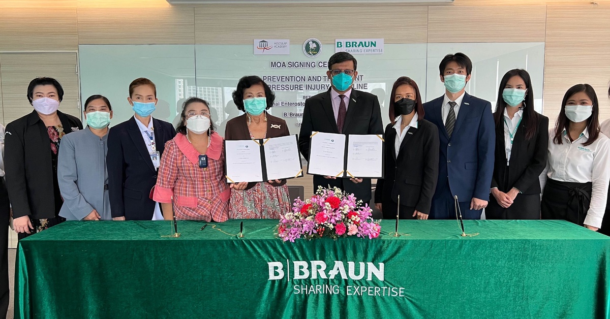 บี. บราวน์ และเอสคูแลป อคาเดมี่ ประเทศไทย จับมือชมรมพยาบาลแผล ออสโตมี่และการขับถ่าย พัฒนาคู่มือ แนวทางปฎิบัติ
