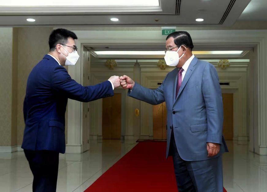 นายกรัฐมนตรีฮุนเซนสนับสนุนหัวเว่ย นำร่องการเปลี่ยนแปลงทางดิจิทัลสู่กัมพูชา