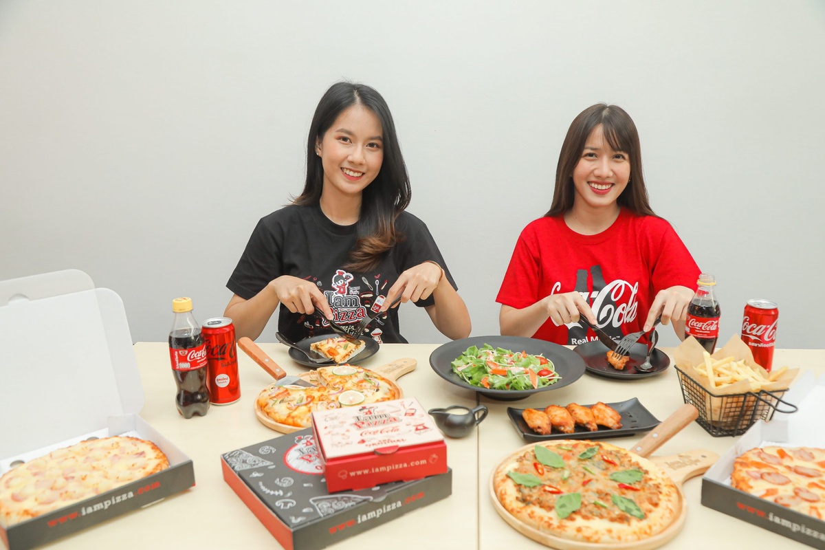 'Coca-Cola' joins forces with 'I am Pizza' serving Coke with pizza - perfect match for special meals