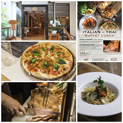 Italian-Thai Buffet Lunch every Wednesday and Sunday at No.43 Italian Bistro Restaurant, Cape House Hotel,