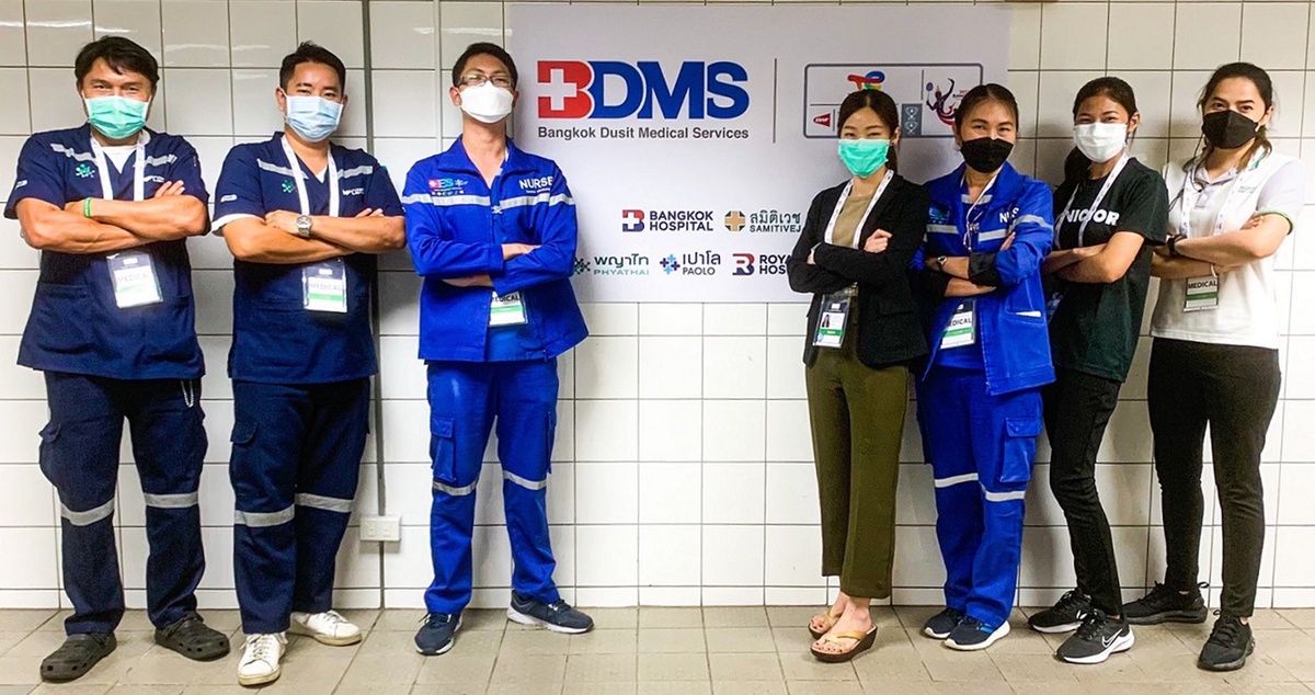 โรงพยาบาลในเครือ BDMS ร่วมสนับสนุนบุคลากรทางการแพทย์ ใน 2 การแข่งขันแบดมินตันชิงแชมป์โลก ในประเทศไทย