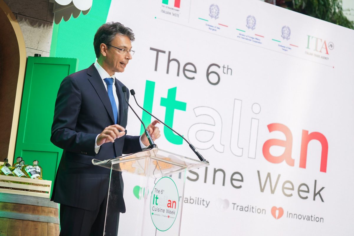Italian Food and Beverage Products Back Stronger-Than-Ever at THAIFEX-Anuga 2022 in Bangkok, Presented by the Italian Trade Agency and Italian Embassy Lazada Online Shopping and Live Cooking