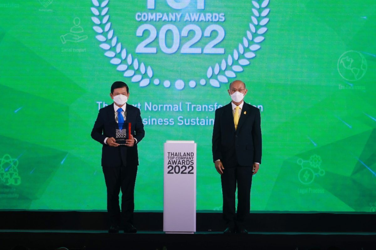 พฤกษา ขึ้นแท่นสุดยอดธุรกิจอสังหาฯ ชั้นนำ รับ 2 รางวัลเกียรติยศ Thailand Top Company Award 2022 และ Product Innovation Award 2022