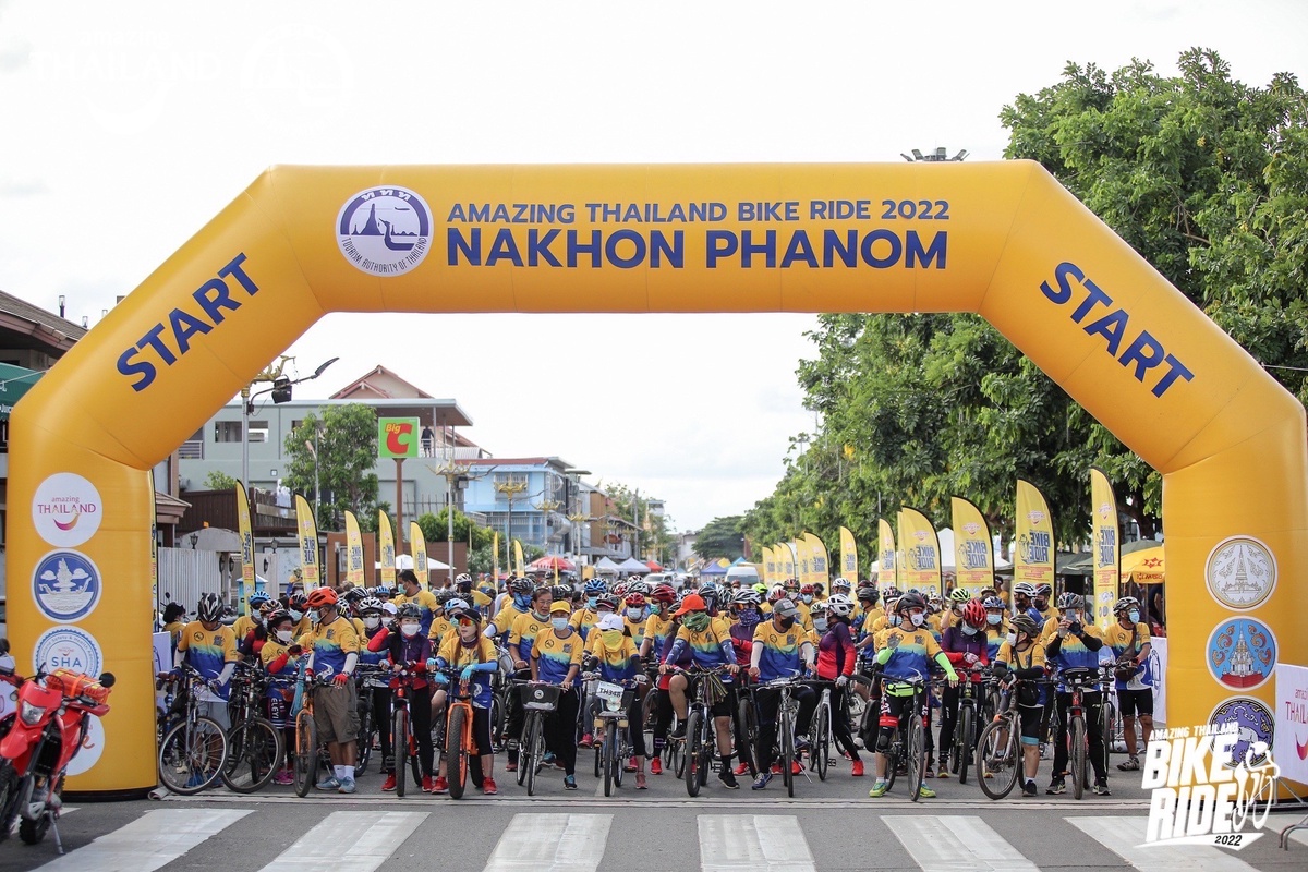 รวมพล ซัน-บอส-เอ๋-แว่นใหญ่ สตาร์ทกิจกรรม Amazing Thailand Bike Ride 2022 จ.นครพนม จ่อ บูม - Indigo รับไม้ร่วมเปิดเส้นทางใต้ จ.สุราษฎร์ธานี 11-12 มิ.ย. 65 นี้