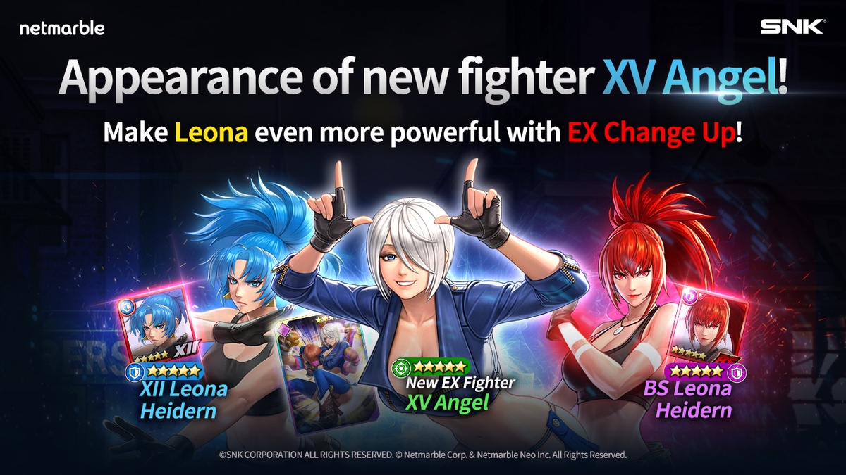 เปิดตัวไฟท์เตอร์ใหม่ 'แองเจิล EX' จาก 'The King of Fighters XV' กับการต่อสู้สุดมันส์ ใน KOF ALLSTAR