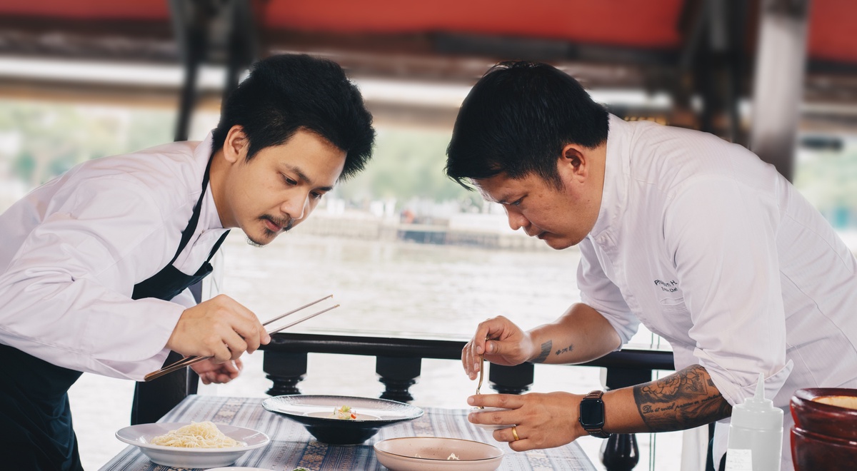 Anantara Riverside Launches Floating Chef's Table Series With Manohra 4 Hands: A Culinary Cruise