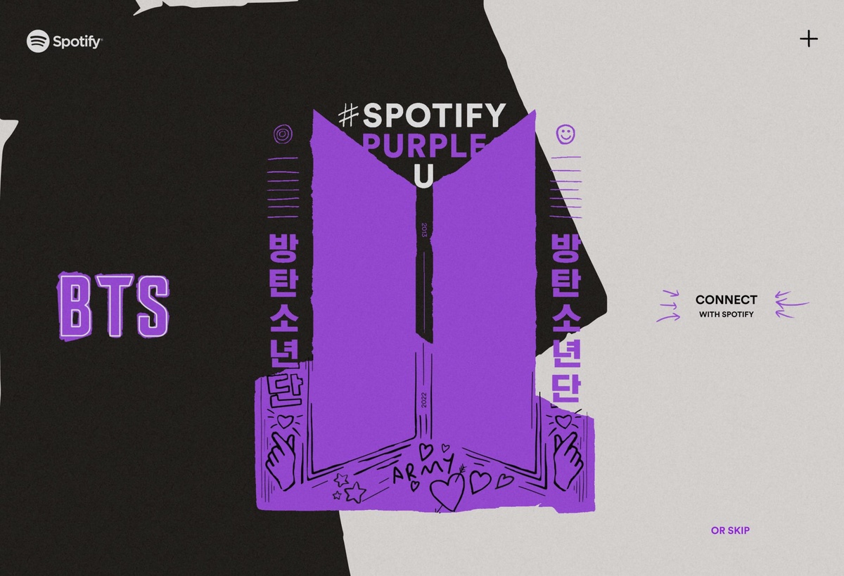 Paint the town purple with #SpotifyPurpleU
