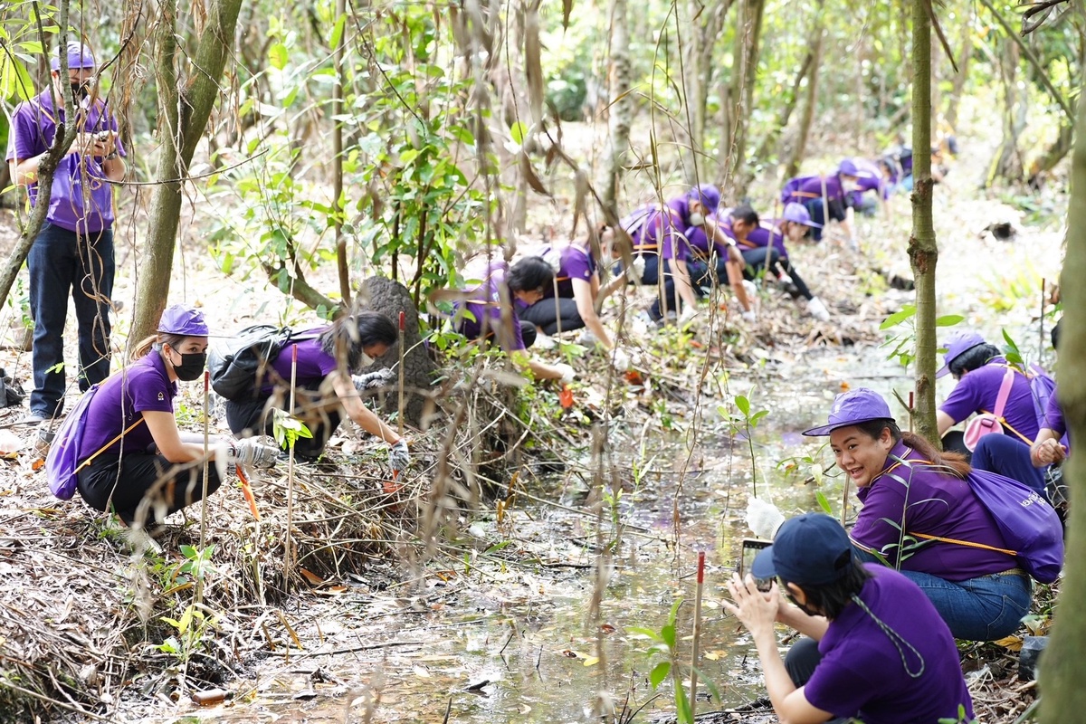 SCB ชวนกัน ปั่น ไป ปลูก เติมพื้นที่สีเขียวในโครงการ Our Khung Bangkachao