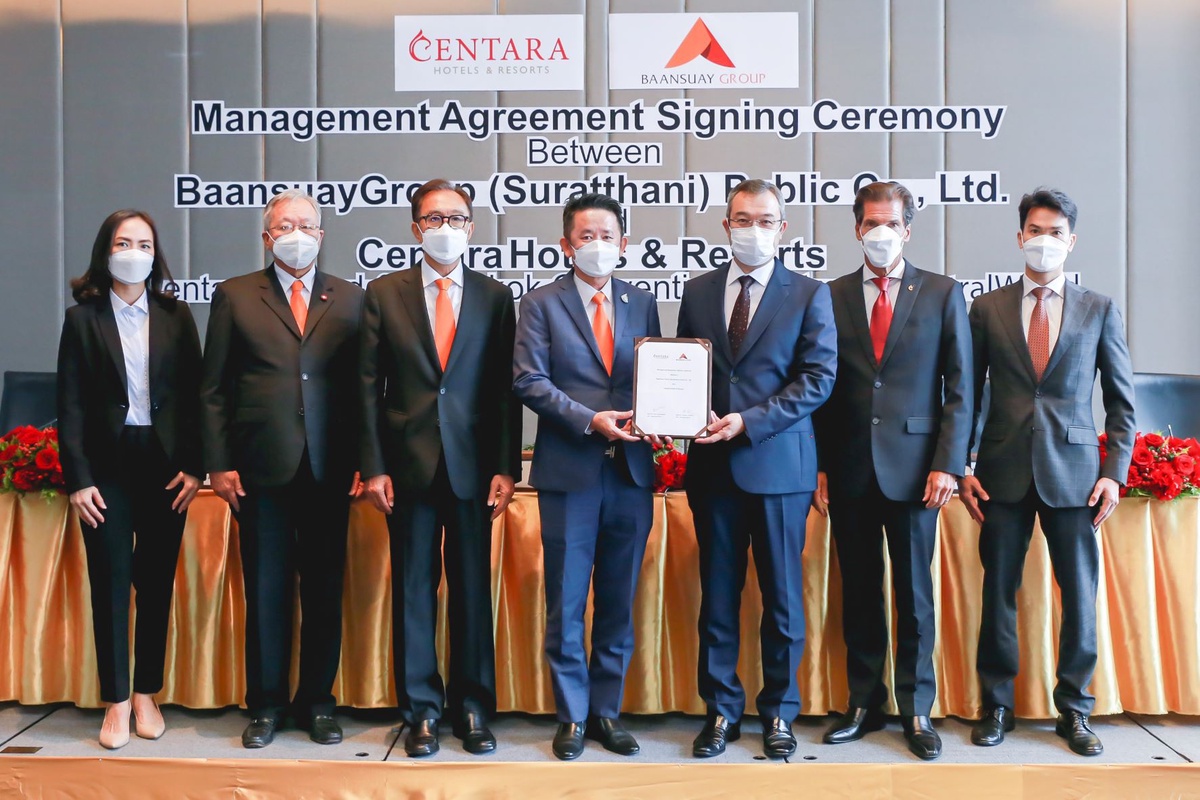 Centara and Baansuay Group sign HMA for first property in Surat Thani