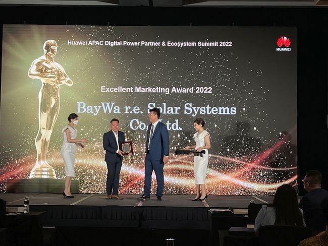 BayWa r.e. wins big at Huawei APAC Digital Innovation Congress 2022