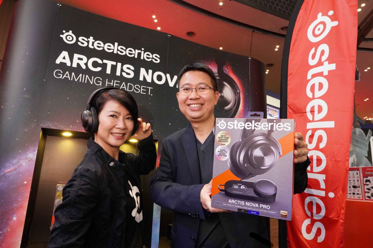 อาร์ทีบีฯ จับมือ SteelSeries แทคทีมผู้เล่นอีสปอร์ตระดับโลกจากทีม FazeClan เปิดตัวหูฟังเกมมิ่ง Arctis Nova Pro ณ บูธ ACE Gamer ภายในงาน PUBG NATIONS CUP