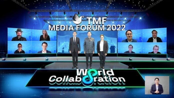 วธ.เปิดเวที TMF MEDIA FORUM 2022 : World Collaboration เชิญกูรูระดับโลกแบ่งปันประสบการณ์เปิดมุมมองใหม่ครั้งแรกในไทย มุ่งพัฒนาศักยภาพผู้ผลิตสื่อ เชื่อมต่อโอกาสทางธุรกิจอุตสาหกรรมสื่อไทยสู่ฮอลลีวูด และแพลตฟอร์มระดับโลก