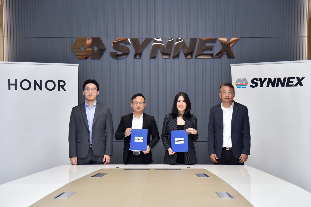 SYNNEX จับมือ HONOR ผู้นำยอดขายสมาร์ทโฟนอันดับ 1 ในจีน เปิดเกมบุกตลาดสมาร์ทดีไวซ์ในไทย