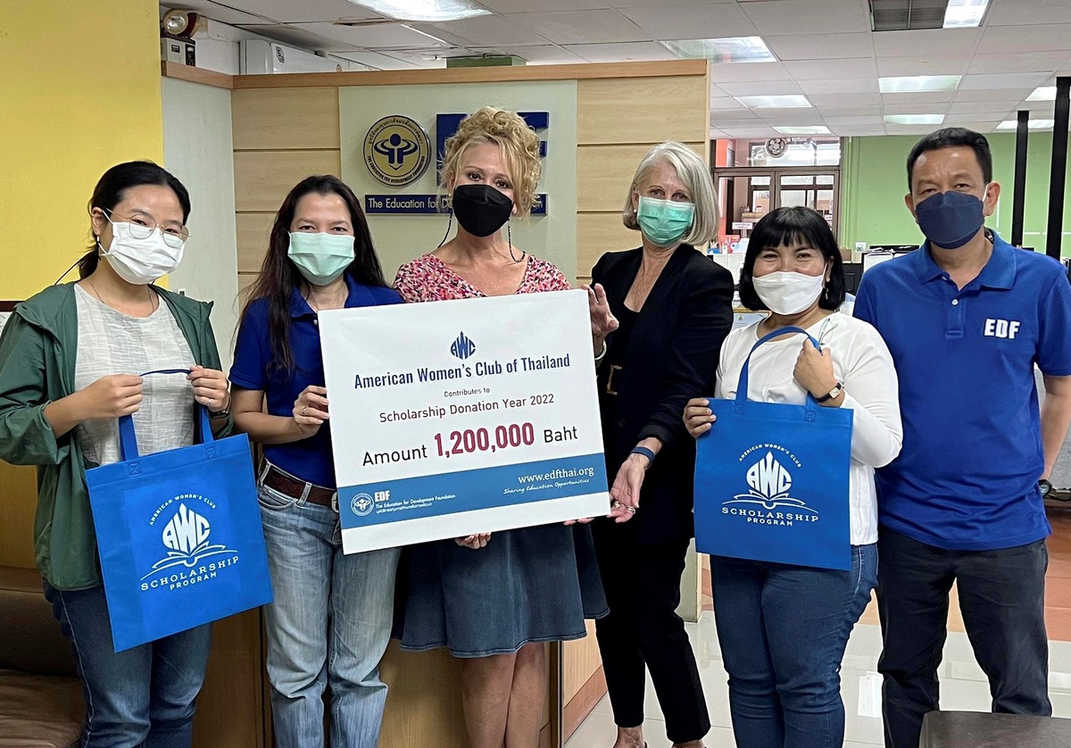 American Women's Club of Thailand supports 200 needy Thai female students' education through EDF Foundation