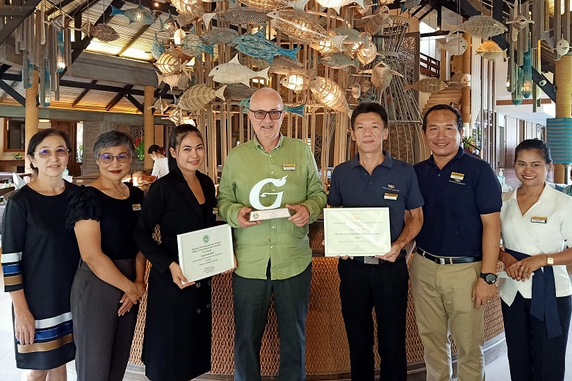 Cape Panwa Hotel, Phuket, Gratefully Receives the Certification of Green Hotel issued by Department of Environmental Quality Promotion