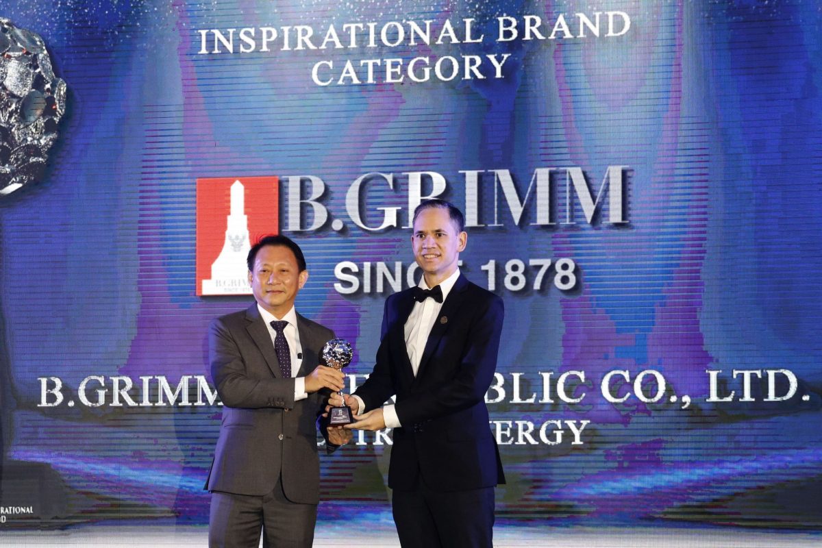 บี.กริม เพาเวอร์ คว้ารางวัล Inspirational Brand Award จาก Asia Pacific Enterprise Awards 2022