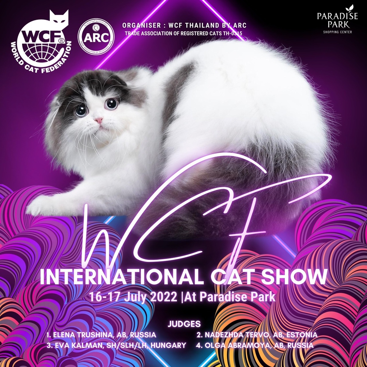 ทาสแมวต้องมา!! พาราไดซ์ พาร์ค ชวนมางานประกวดแมวสวยงาม WCF International Cat Show และกิจกรรมสารพัดของน้องแมว 16-17 ก.ค.