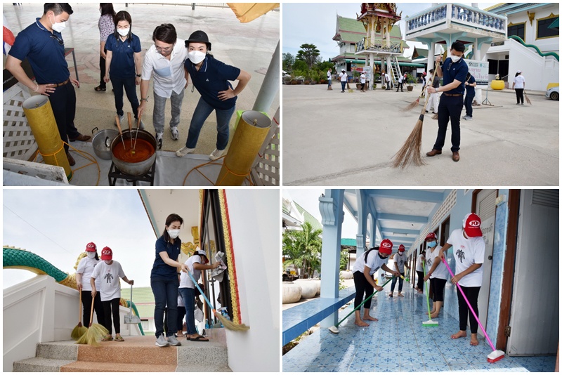 ชลิต อินดัสทรี ร่วมใจหล่อเทียนพรรษา รวมพลังจิตอาสาทำความสะอาดวัด สืบสานพุทธศาสนา