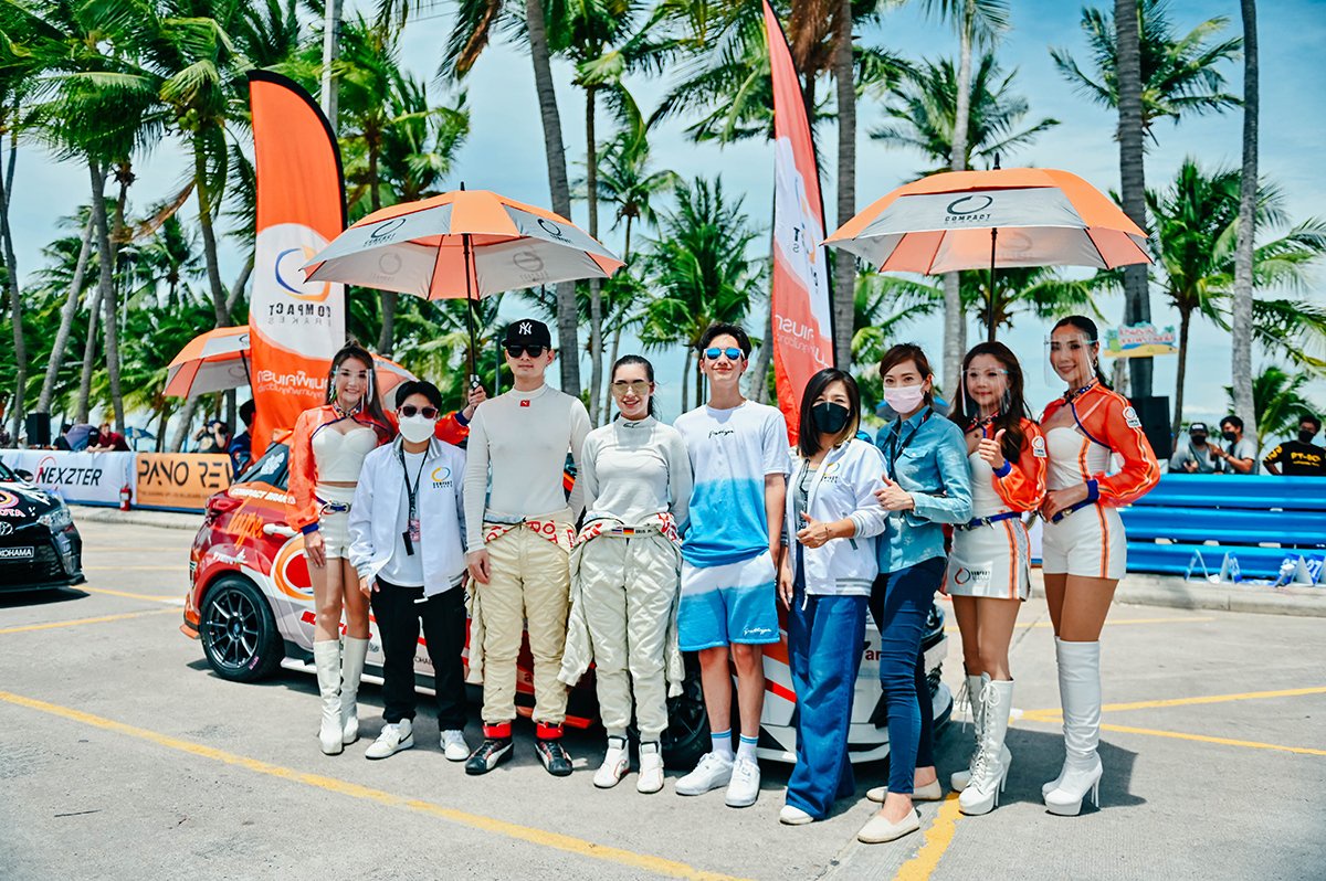 คอมแพ็ค เบรก ส่ง เจมส์ - ภูริพรรธน์ ดาราหน้าใสขวัญใจสาวๆ ลงประชันความเร็วในรายการ Toyota Gazoo Racing Motorsport 2022