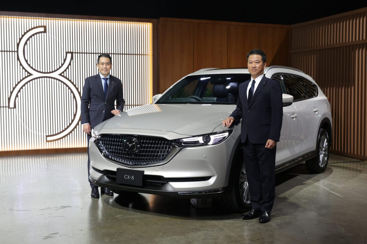 Mazda unveils NEW MAZDA CX-8 Premium 3-Row Crossover SUV with new design and technology to fulfil the needs of family