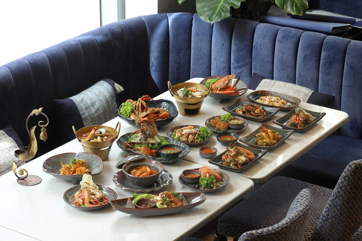 Feast on all-you-can-eat buffet featuring over 30 seafood creations and Thai dishes at Thonglor Thai Cuisine