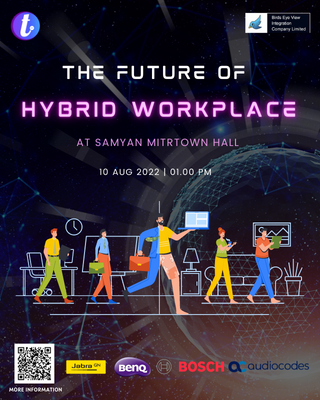 ที่สุดแห่งศูนย์รวมโซลูชั่นการทำงานแบบไฮบริดกับงาน The Future of Hybird Workplace